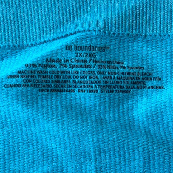 NOBO Seamless Bandeau Bra Tube Top Strapless Ribbed Padded Versatile Comfort 2X - Picture 6 of 10